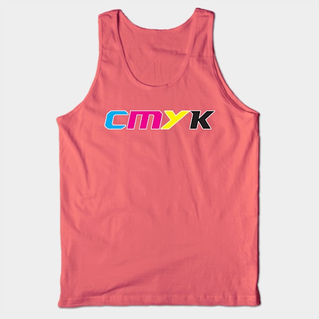 CMYK Tank Top by RR_Designs